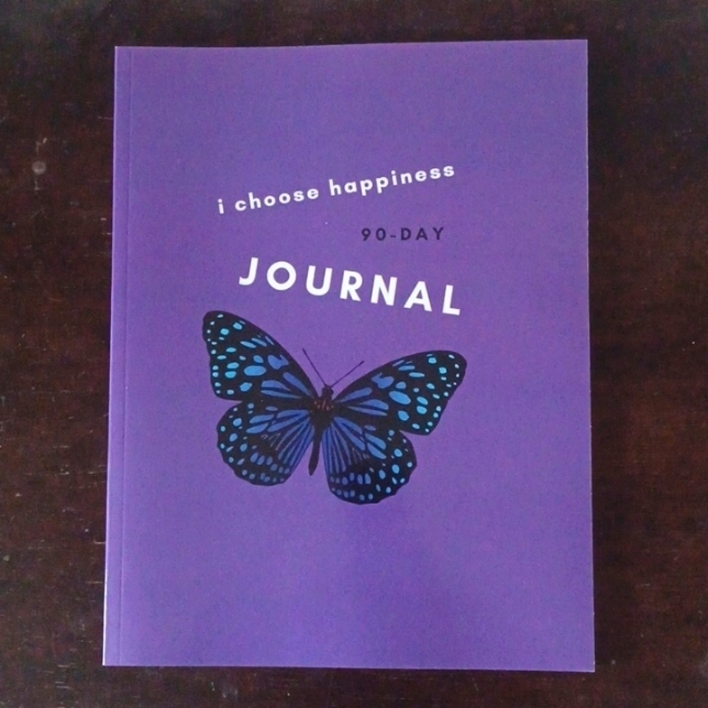 I Choose Happiness 90-Day Journal, 8.5" x 11" - Signed by Author